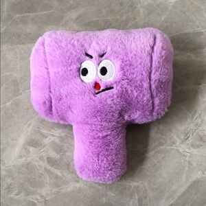 Purple Plush Hammer Toy